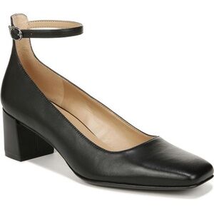 Naturalizer NIB NWT Karina Ankle Strap Shoe Black 11 Leather Mary Jane Office